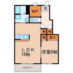 コートデュークの物件間取画像